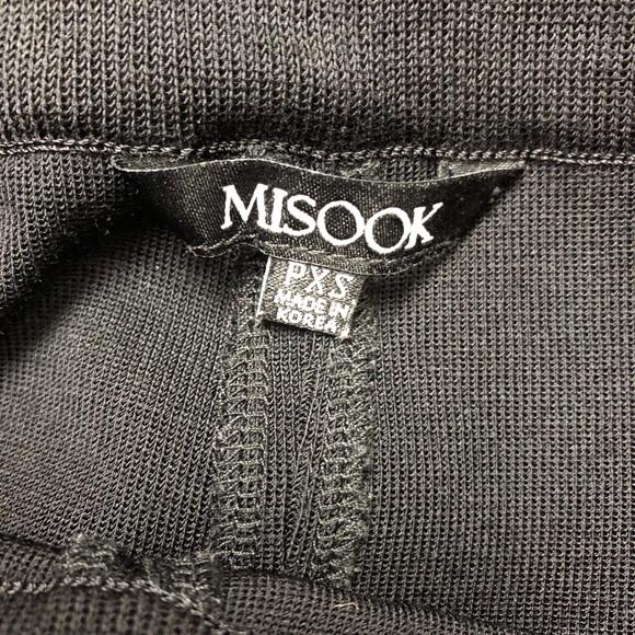 MISOOK Straight Leg Knit Pant, Black PXS SOLD ❤️ - Picture 7 of 8